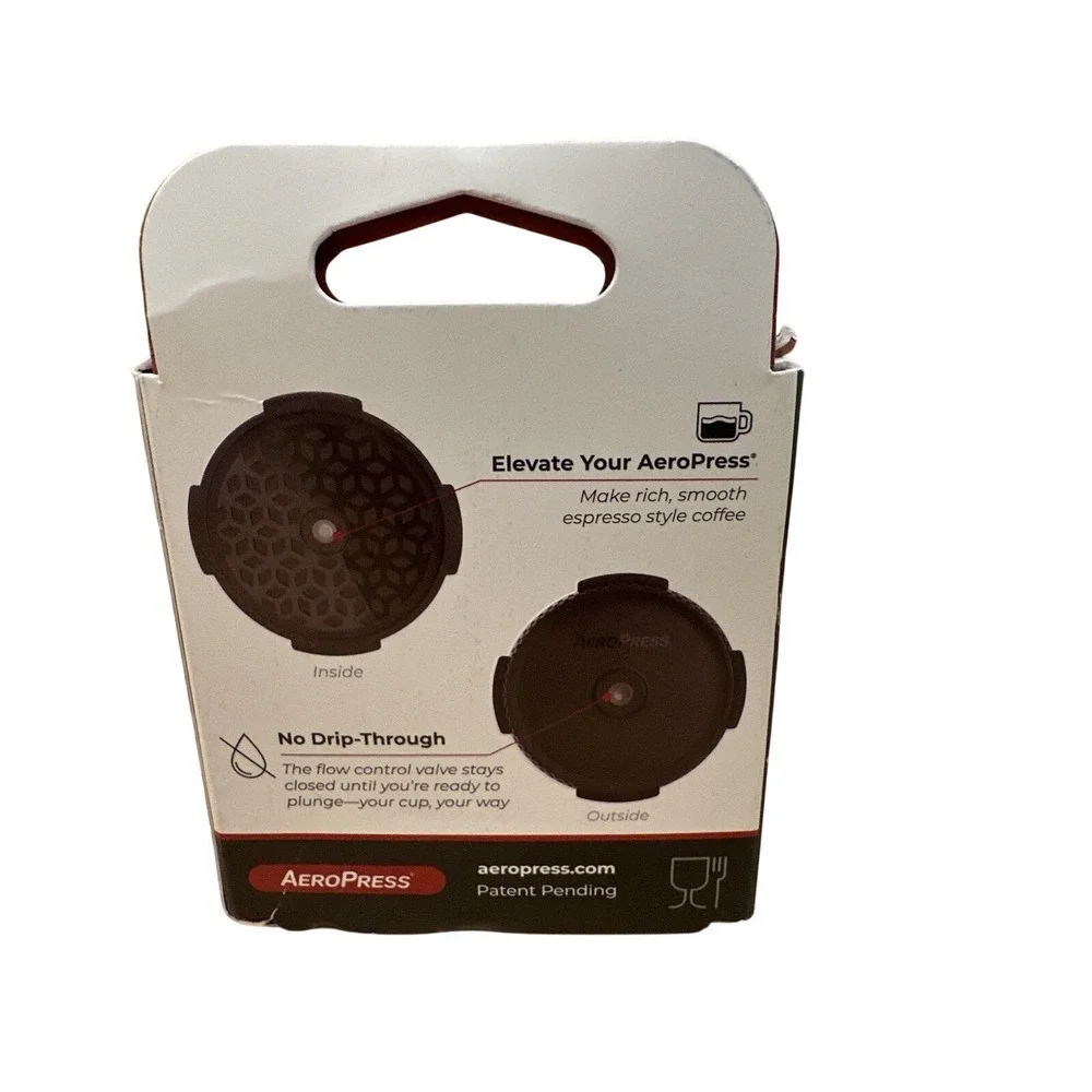Aeropress Flow‎ Control Filter Cap Original Go Clear Coffee Maker, Except XL